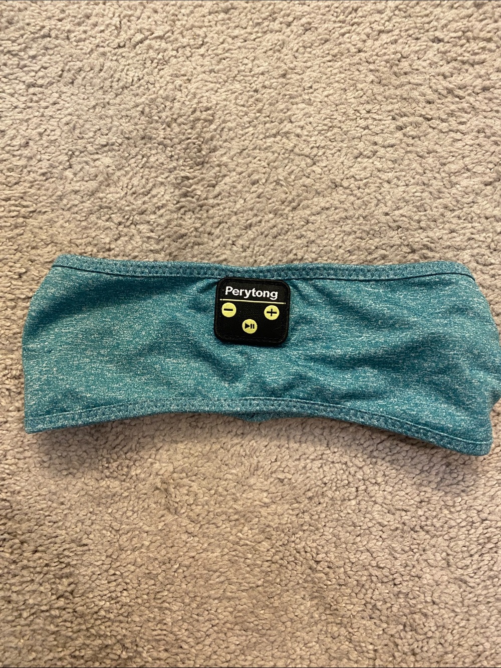 Perytong Teal Athletic Headband Headphones